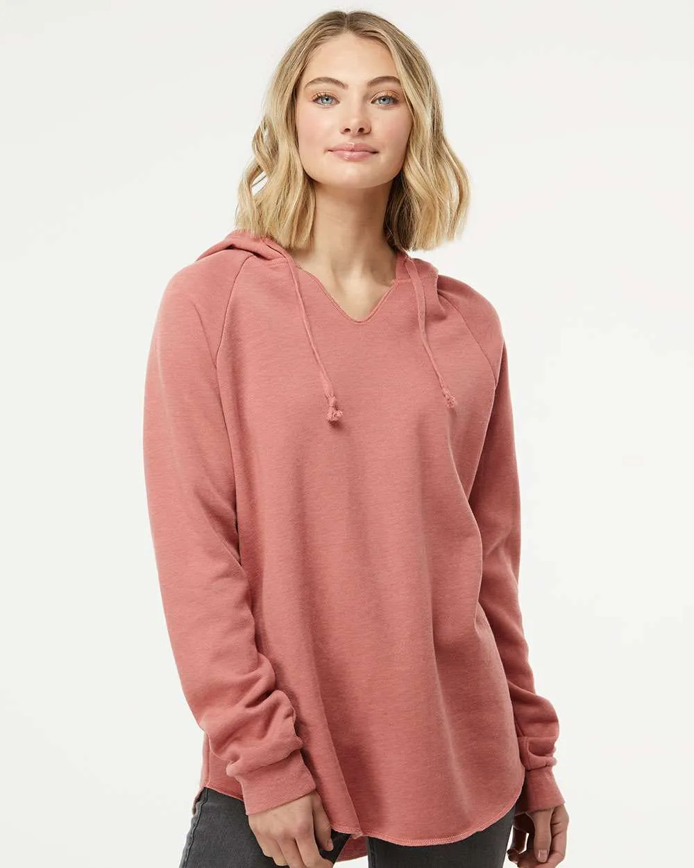 Women’s Lightweight California Wave Wash Hooded Sweatshirt